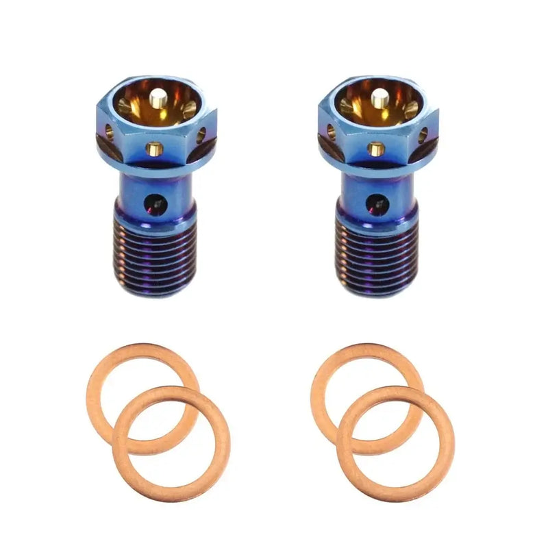M10 x 1.00 Titanium Banjo Bolt – Grade 5 ( 2 pack ) FactoryZ