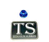 M8 Titanium Grade 5 DIN 6923 Hex Flange Nut Titanium Surron
