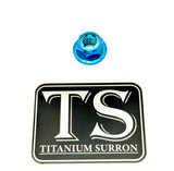 M8 Titanium Grade 5 DIN 6923 Hex Flange Nut Titanium Surron