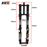 KKE 37MM Aluminum Front Fork Suspension Kit Fit SURRON Light Bee, E-Ride Pro-SS, Talaria Sting MX3/MX4/R (Collective) KKE Racing