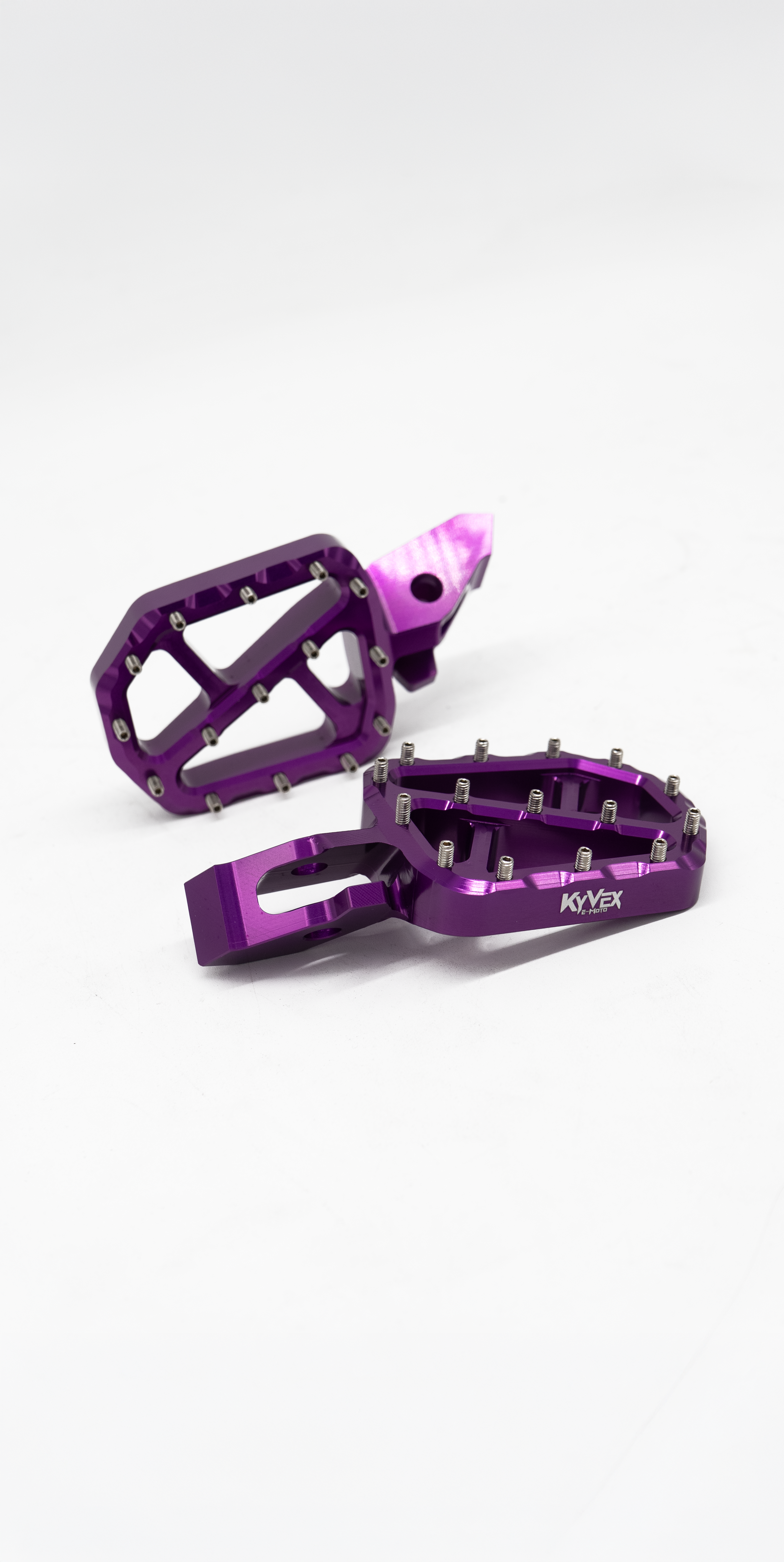 KyVex Billet Wide Foot Pegs - Ultra Bee Compatible KyVex Moto