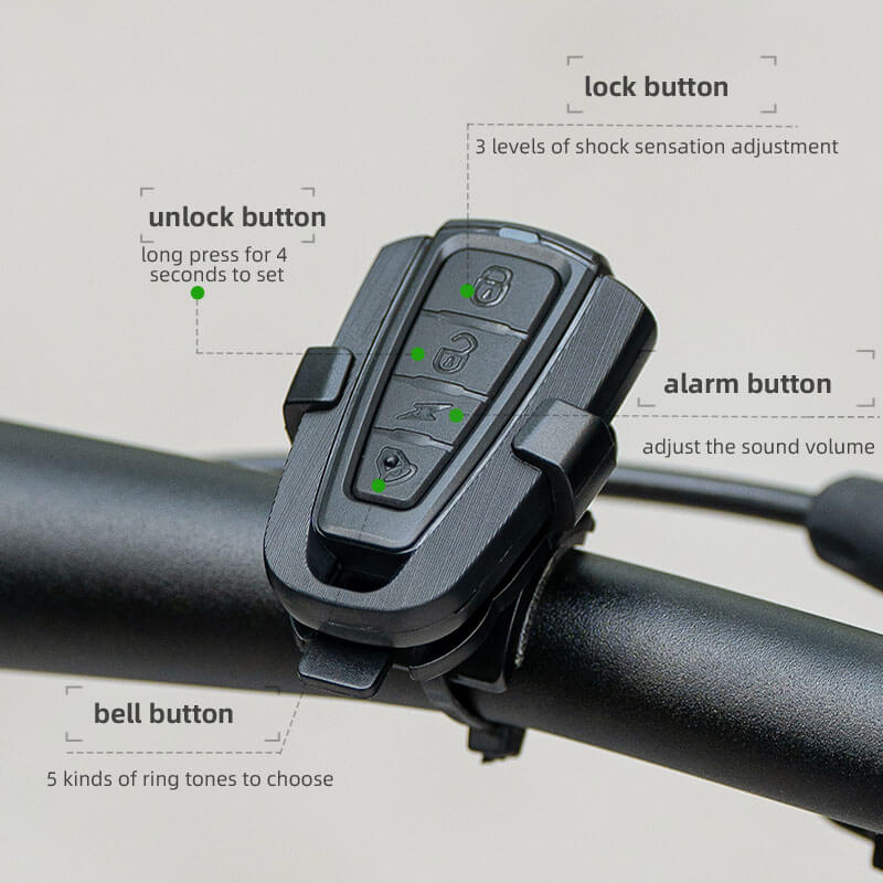 Wireless Bike Horn & Anti-Theft Alarm ROCKBROS US