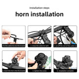Wireless Bike Horn & Anti-Theft Alarm ROCKBROS US