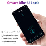 Smart Bluetooth Fingerprint U Lock ROCKBROS US