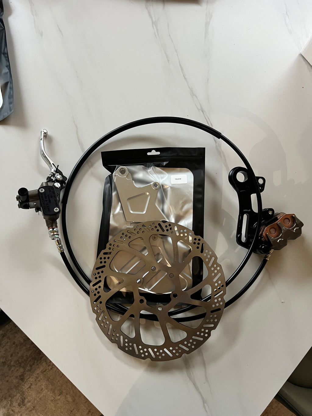 Surron Light Bee (LBX) Rear Moto Brake Kit — Ultra Bee Brakes Emoto Flux