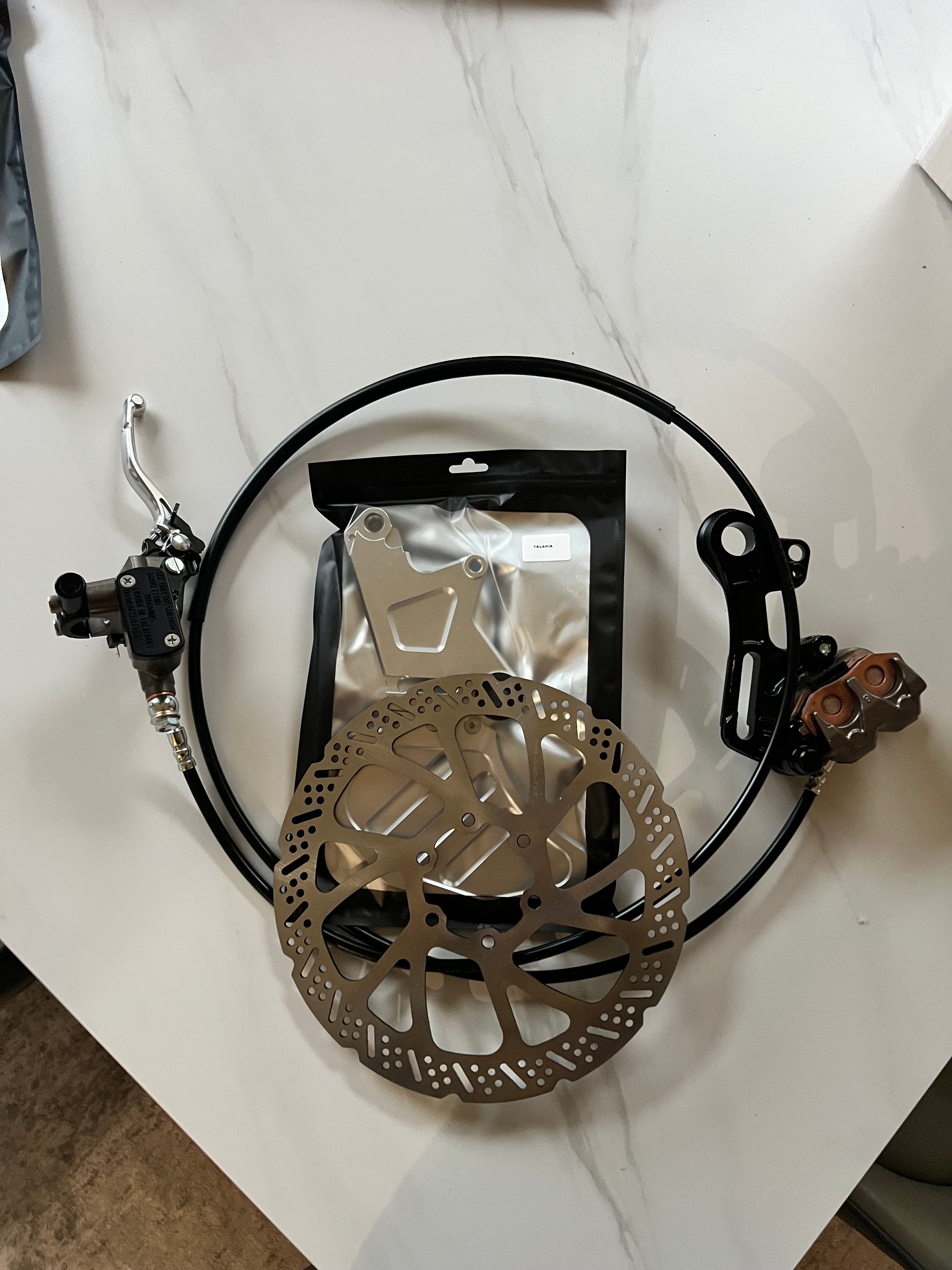 Surron Light Bee (LBX) Rear Moto Brake Kit — Ultra Bee Brakes Emoto Flux