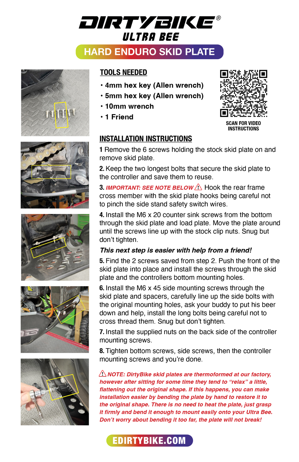 Skid Plate | Surron Ultra Bee eDirtyBike