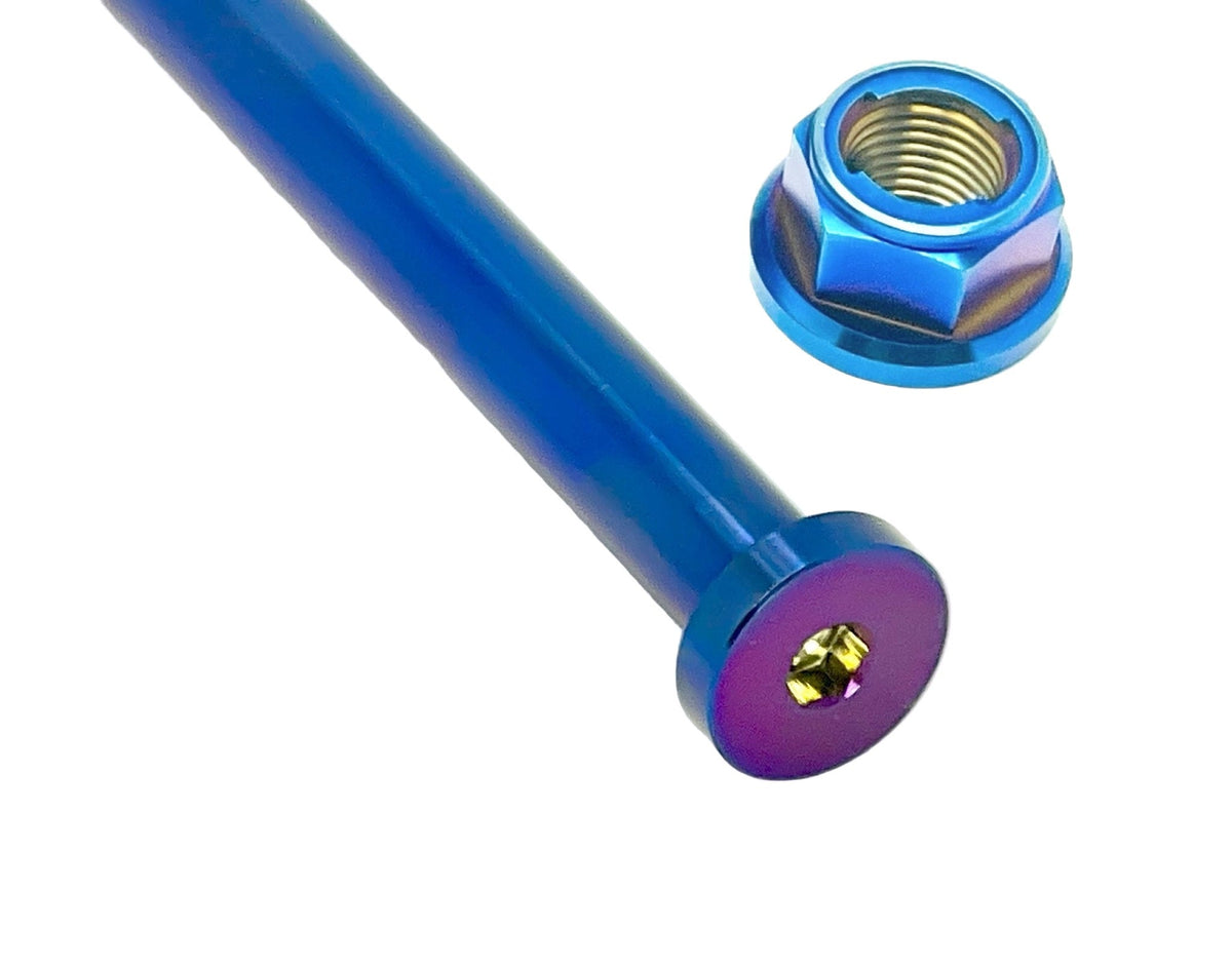 Titanium Rear Axle and Nut - Surron LBX Titanium Surron