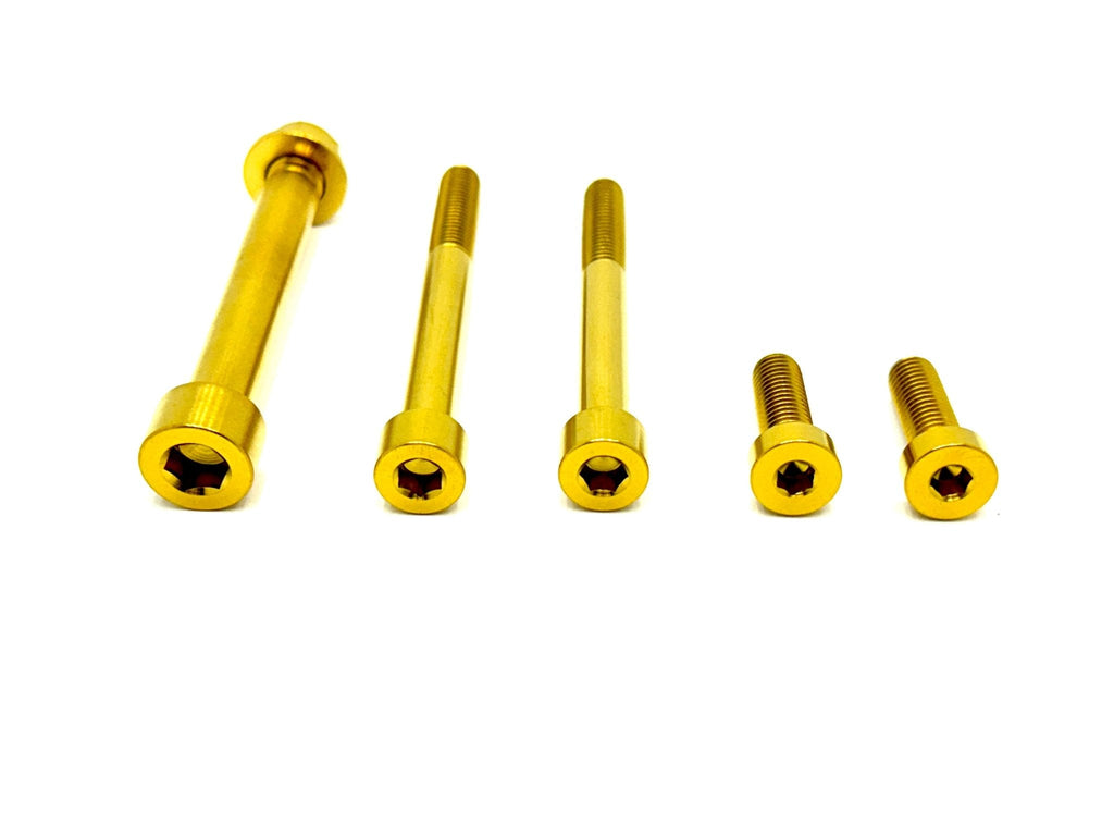 Talaria MX3, MX4 6 Piece Custom Motor / Gearbox Titanium Kit - Riot Racing