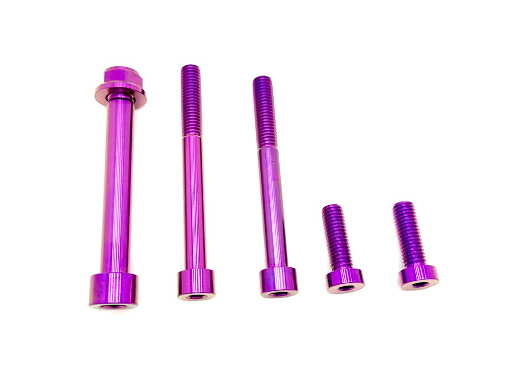 Talaria MX3, MX4 6 Piece Custom Motor / Gearbox Titanium Kit - Riot Racing
