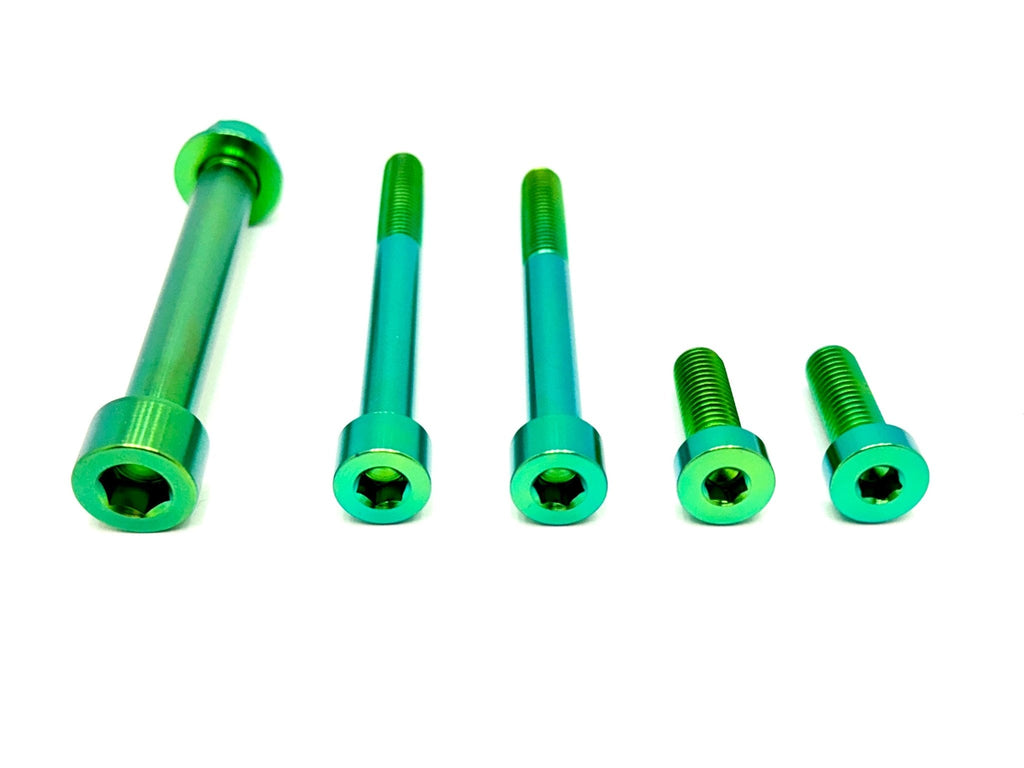 Talaria MX3, MX4 6 Piece Custom Motor / Gearbox Titanium Kit - Riot Racing