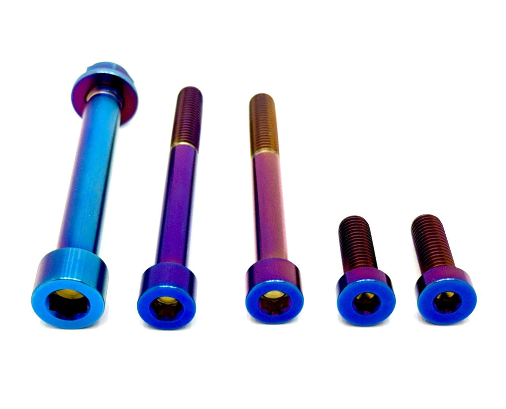 Talaria MX3, MX4 6 Piece Custom Motor / Gearbox Titanium Kit - Riot Racing