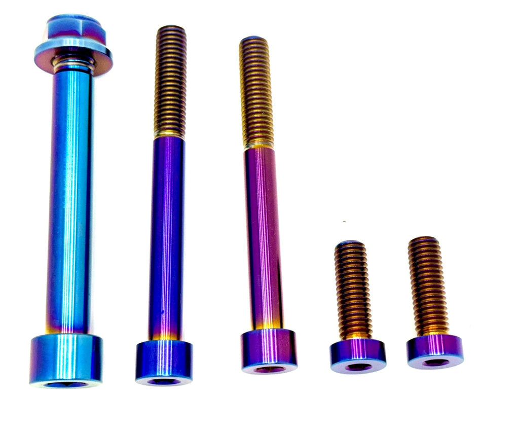 Talaria MX3, MX4 6 Piece Custom Motor / Gearbox Titanium Kit - Riot Racing