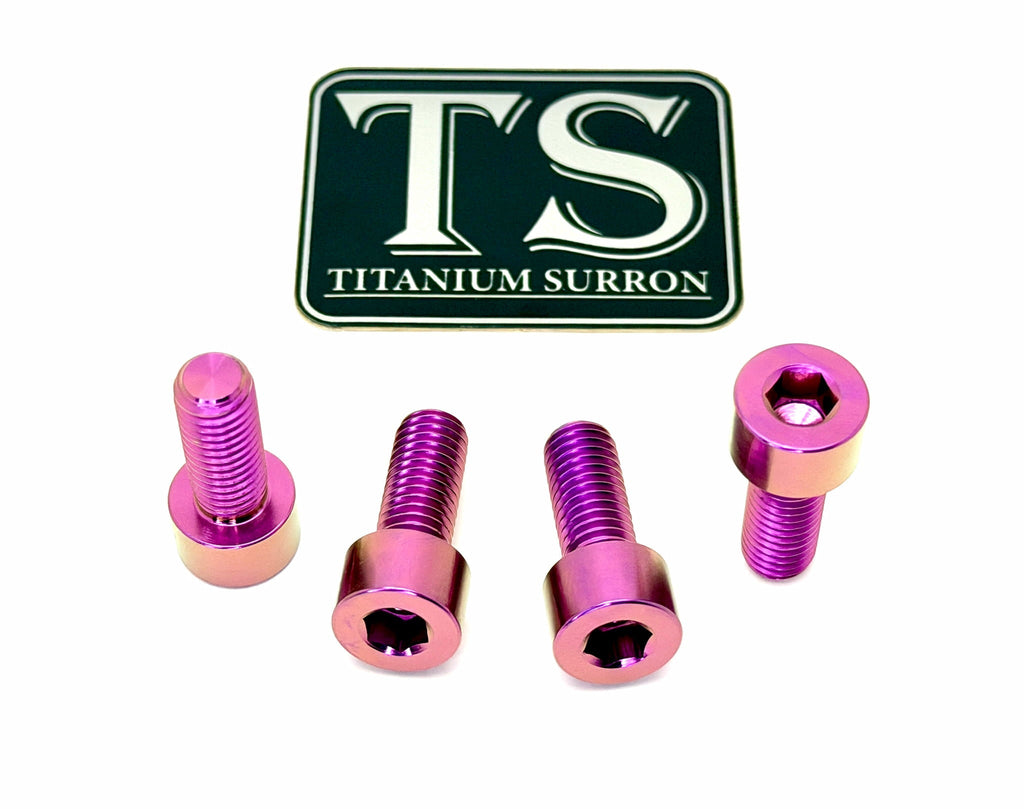 Titanium Axle Pinch Bolts for E-moto Forks Titanium Surron