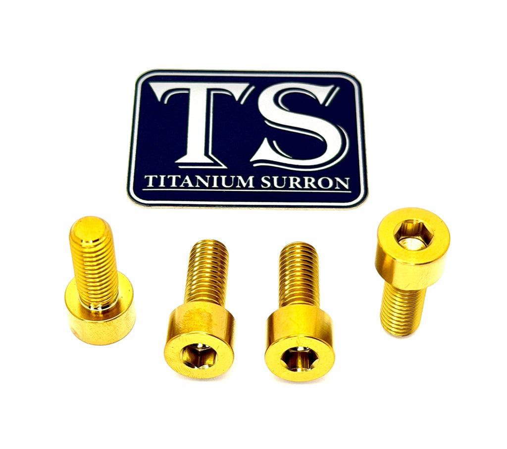 Titanium Axle Pinch Bolts for E-moto Forks Titanium Surron