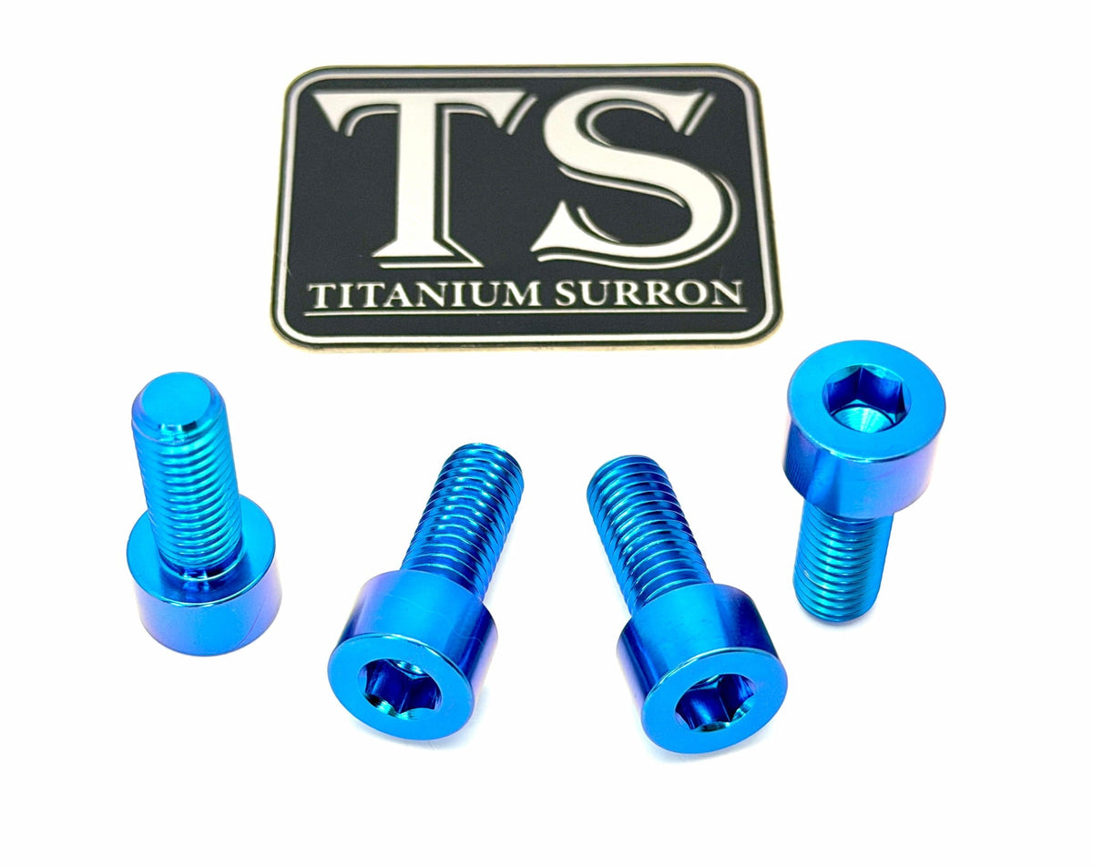 Titanium Axle Pinch Bolts for E-moto Forks Titanium Surron
