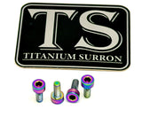 Titanium Baja Designs Headlight Cover Plate Bolts (4) Titanium Surron