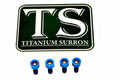 Titanium Baja Designs Headlight Cover Plate Bolts (4) Titanium Surron
