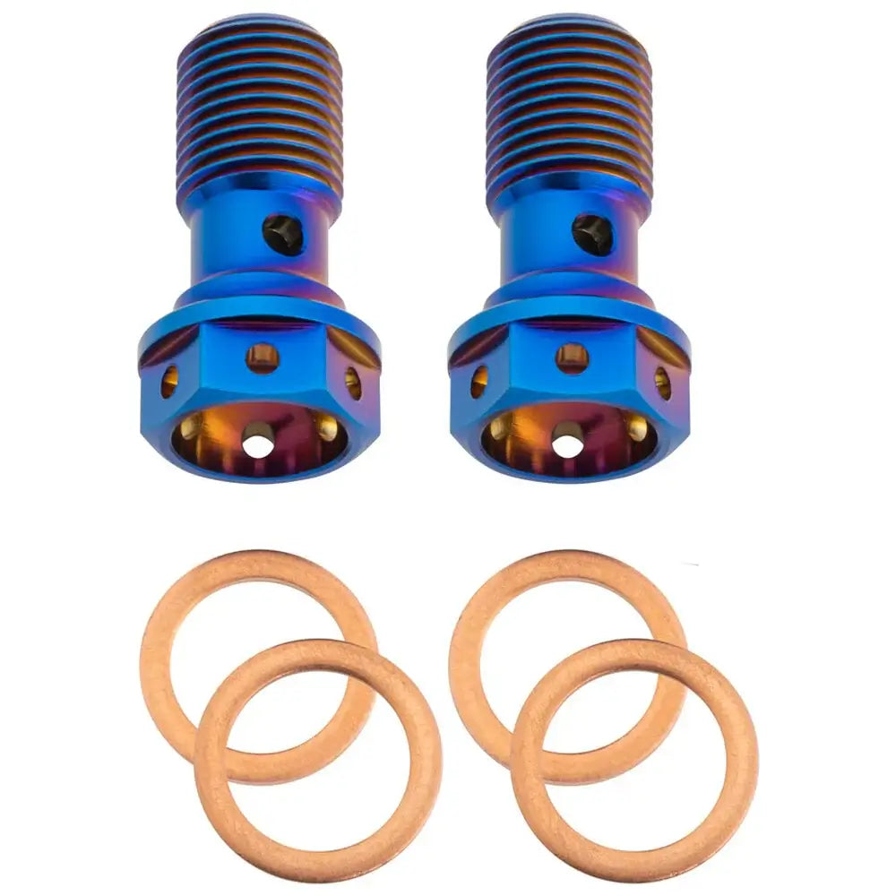 M10 x 1.25 Titanium Banjo Bolt – Grade 5 ( 2 pack ) FactoryZ