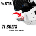 Titanium Bolt Kit for E-Bike Lights StreetBeam