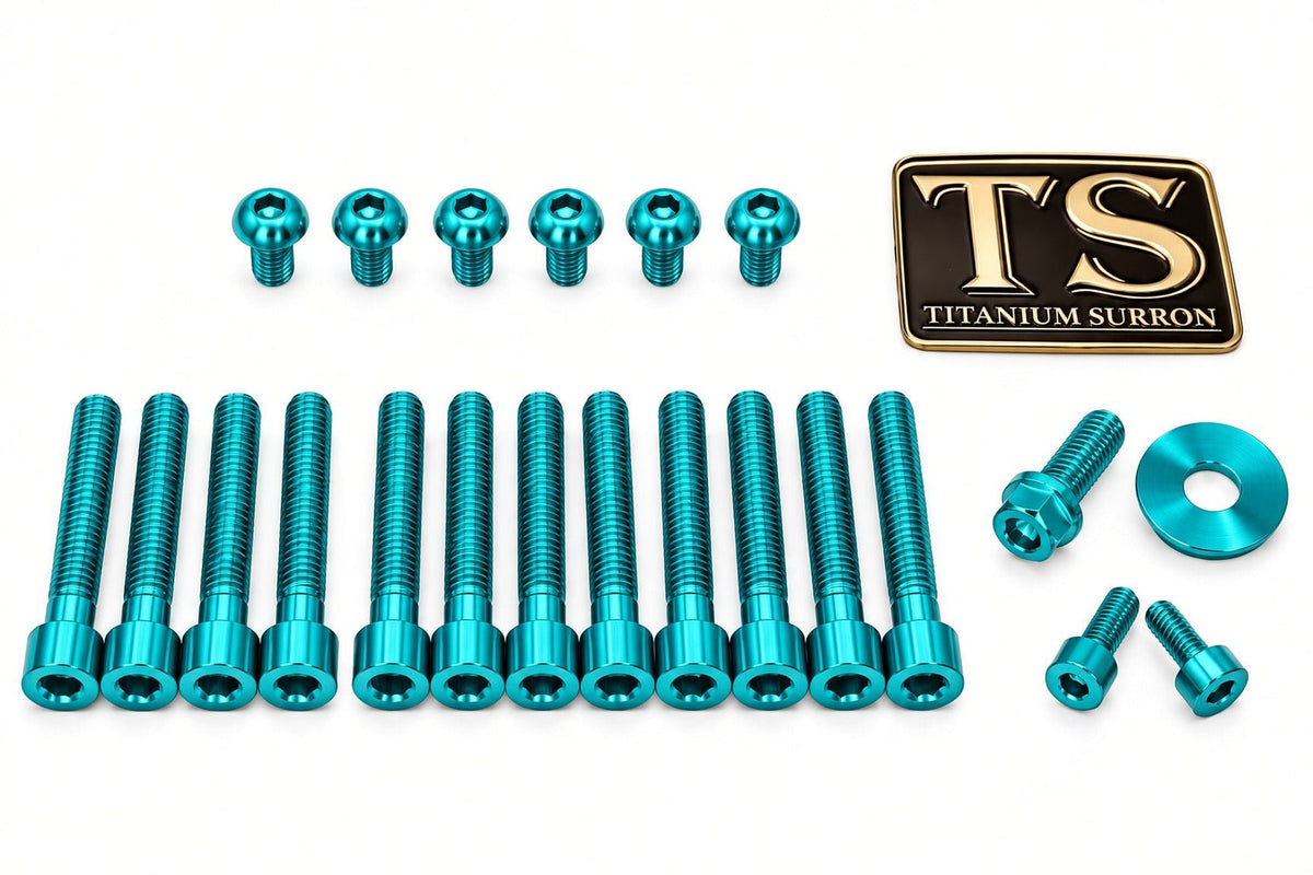Titanium Bolt Kit for Sirris F43 Fork (22 Pieces) Titanium Surron