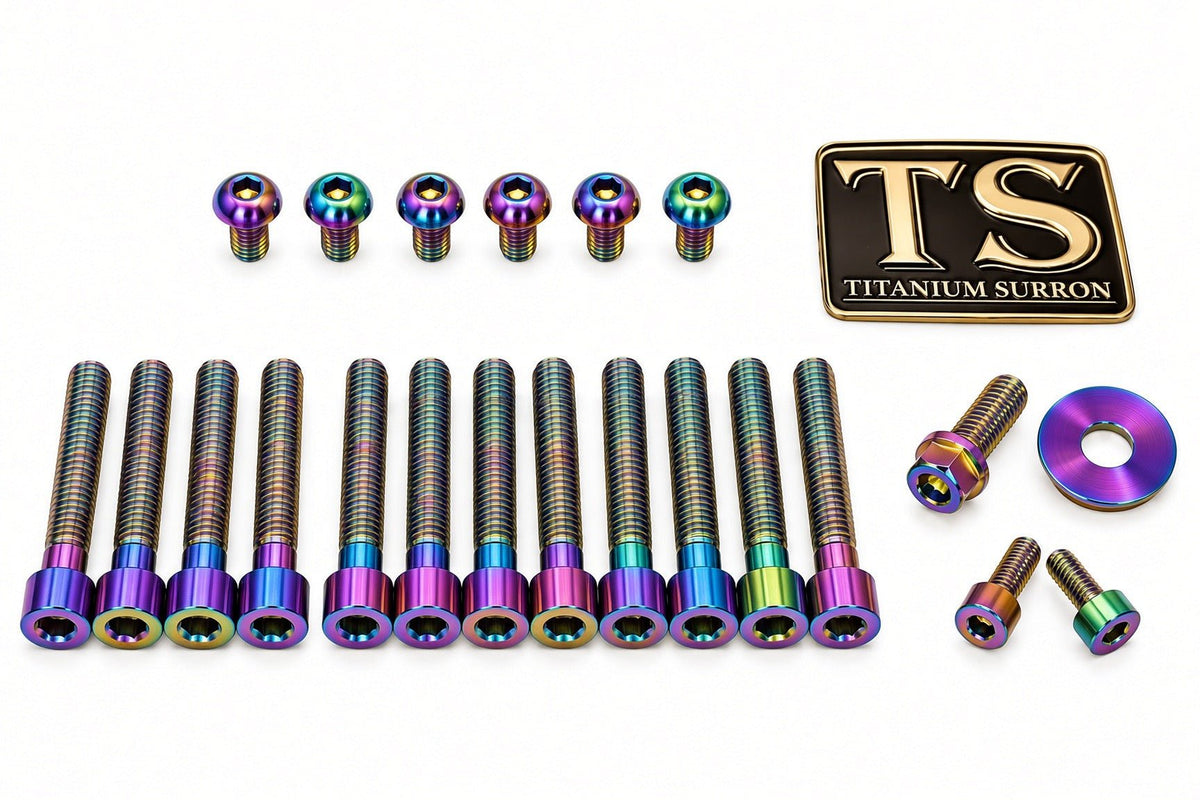 Titanium Bolt Kit for Sirris F43 Fork (22 Pieces) Titanium Surron