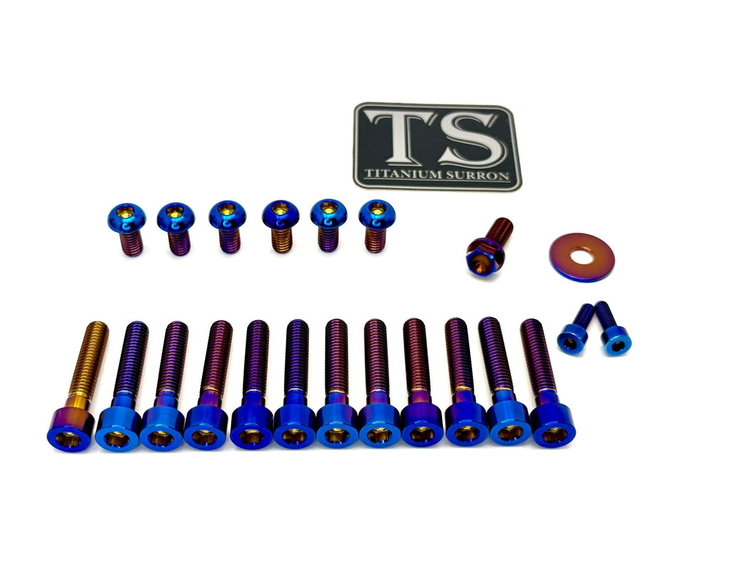 Titanium Bolt Kit for Sirris F43 Fork (22 Pieces) Titanium Surron
