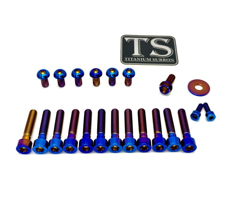 Titanium Bolt Kit for Sirris F43 Fork (22 Pieces) Titanium Surron