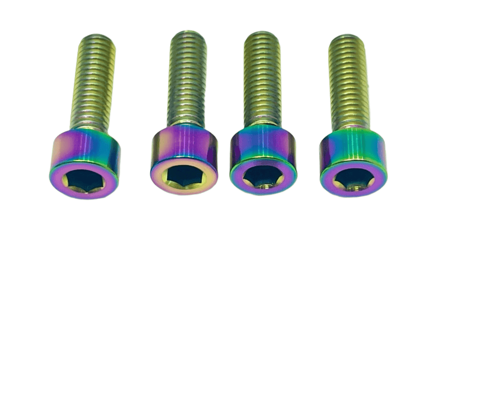 Titanium Caliper Bolt Kit (20mm Bolts) - Riot Racing