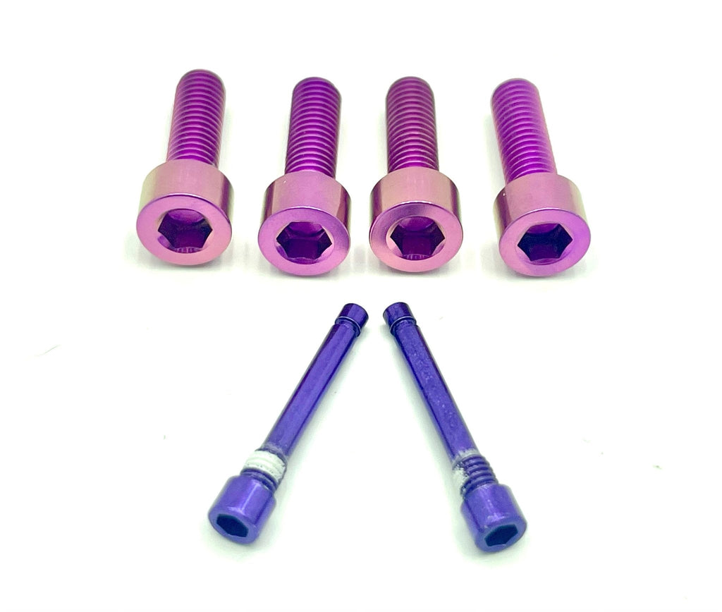 Titanium Caliper Bolt Kit (20mm Bolts) - Riot Racing