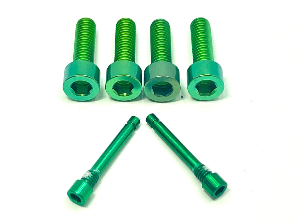 Titanium Caliper Bolt Kit (20mm Bolts) - Riot Racing