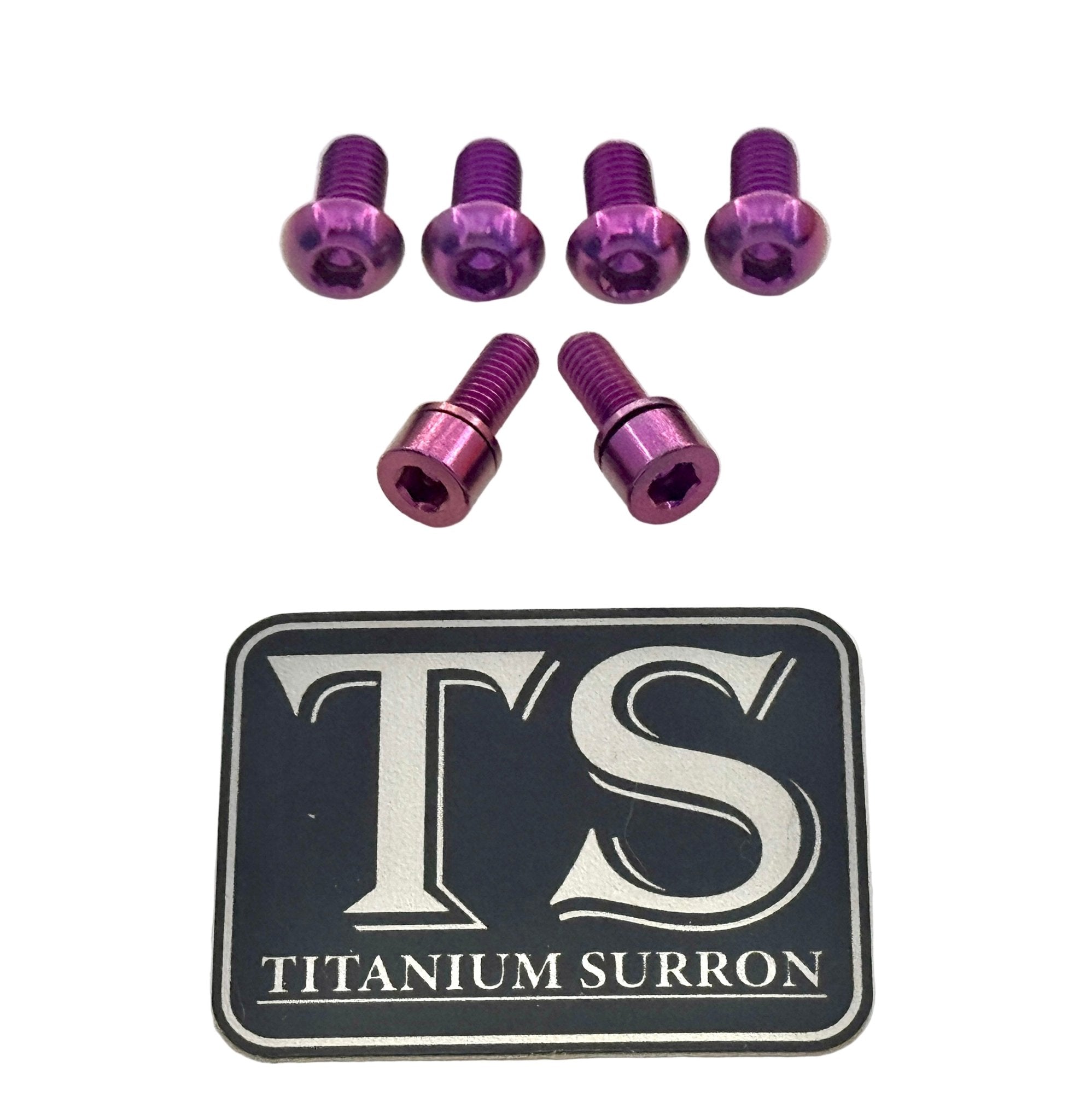 Titanium E-Moto Headlight Mount Bolts Titanium Surron