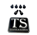 Titanium E-Moto Headlight Mount Bolts Titanium Surron