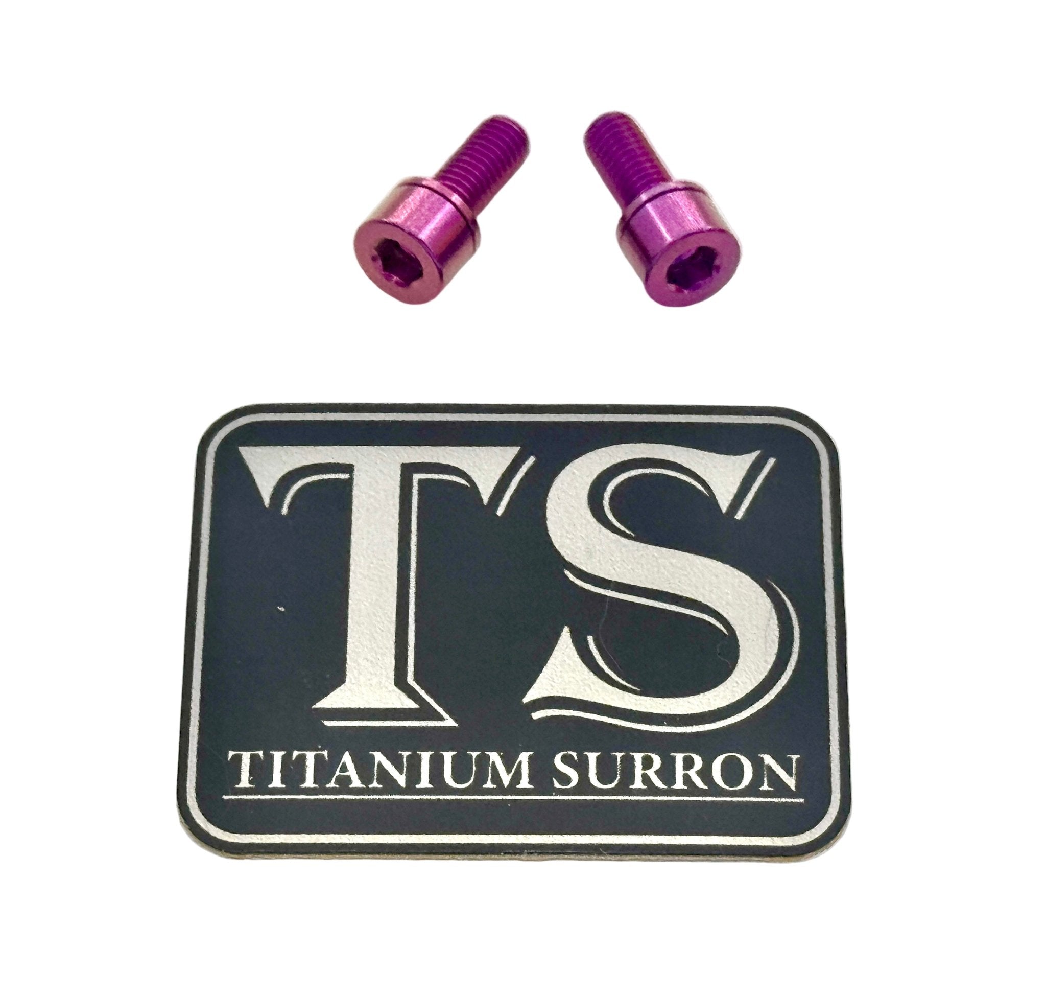 Titanium E-Moto Headlight Mount Bolts Titanium Surron