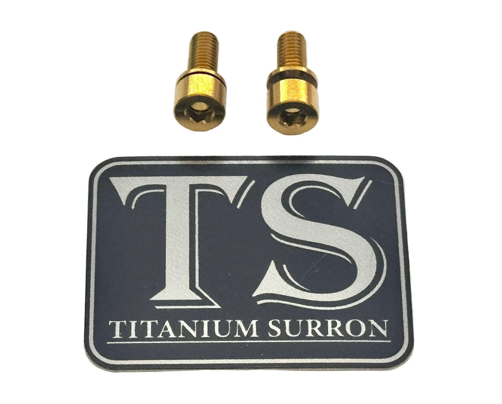 Titanium E-Moto Headlight Mount Bolts Titanium Surron