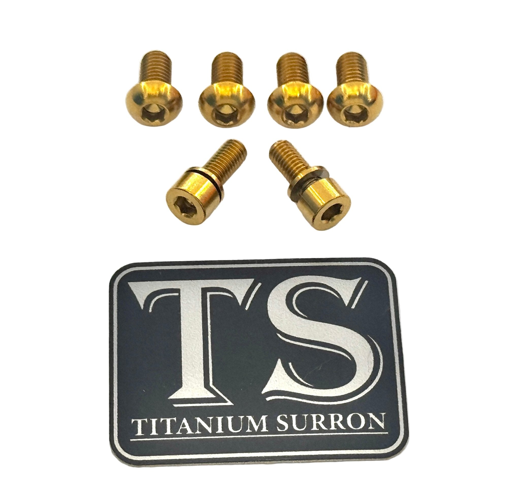 Titanium E-Moto Headlight Mount Bolts Titanium Surron