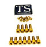 Titanium EXT Ferro Fork Bolt Kits Titanium Surron