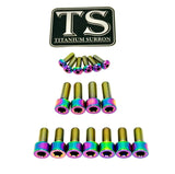 Titanium EXT Ferro Fork Bolt Kits Titanium Surron