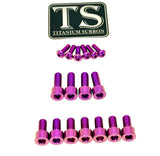 Titanium EXT Ferro Fork Bolt Kits Titanium Surron