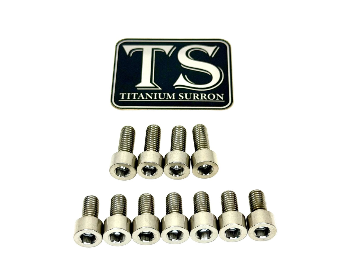 Titanium EXT Ferro Fork Bolt Kits Titanium Surron
