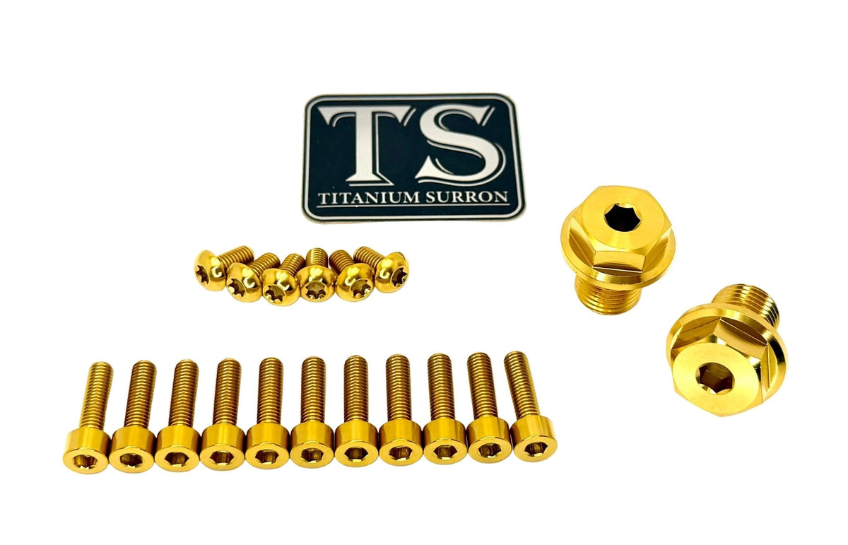 Titanium FastAce Fork Bolt Kits (All Models) Titanium Surron
