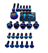 Titanium Front and Rear Wheel Bolt Kit Titanium Surron