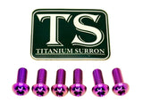 Titanium Front Rotor Bolts - E-Moto Titanium Surron