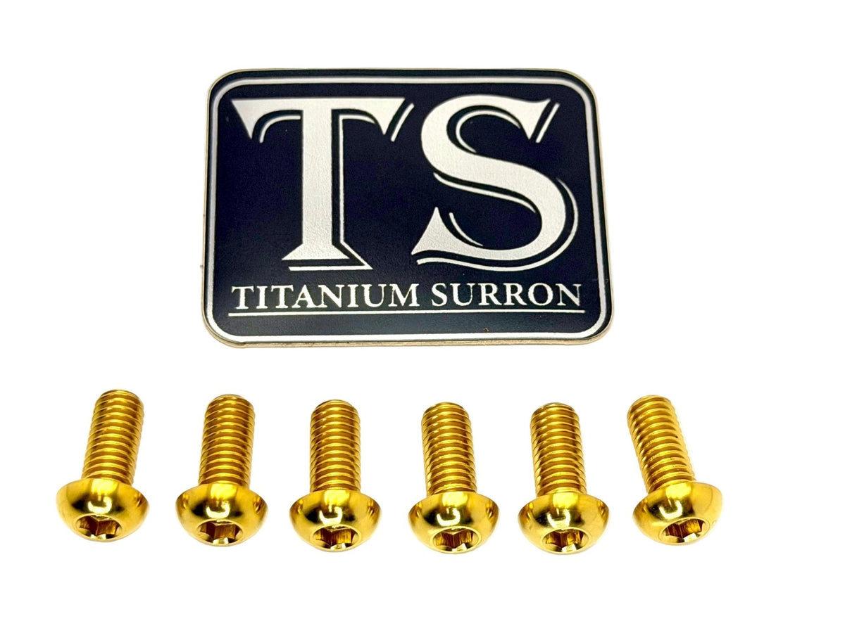 Titanium Front Rotor Bolts - E-Moto Titanium Surron