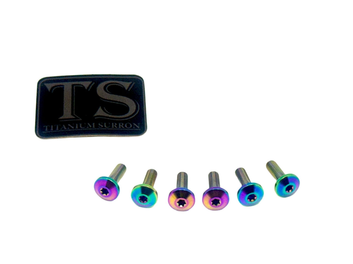 Titanium Front Rotor Bolts - E-Moto Titanium Surron
