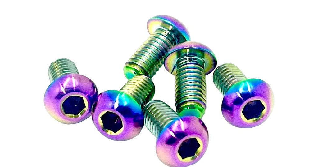 Titanium Front Rotor Bolts - E-Moto Titanium Surron