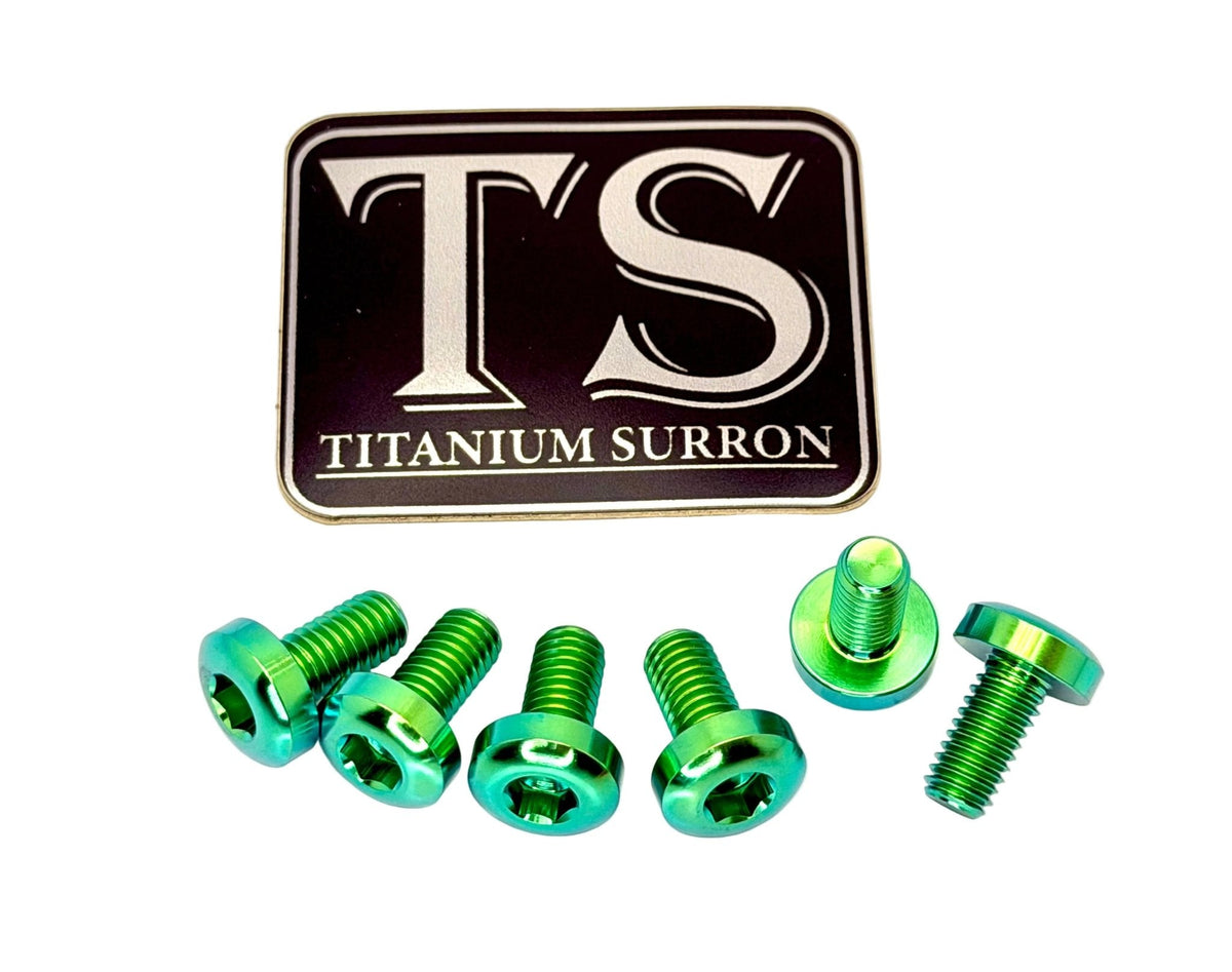 Titanium Front Rotor Bolts - E-Moto Titanium Surron