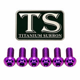 Titanium Front Rotor Bolts - E-Moto Titanium Surron