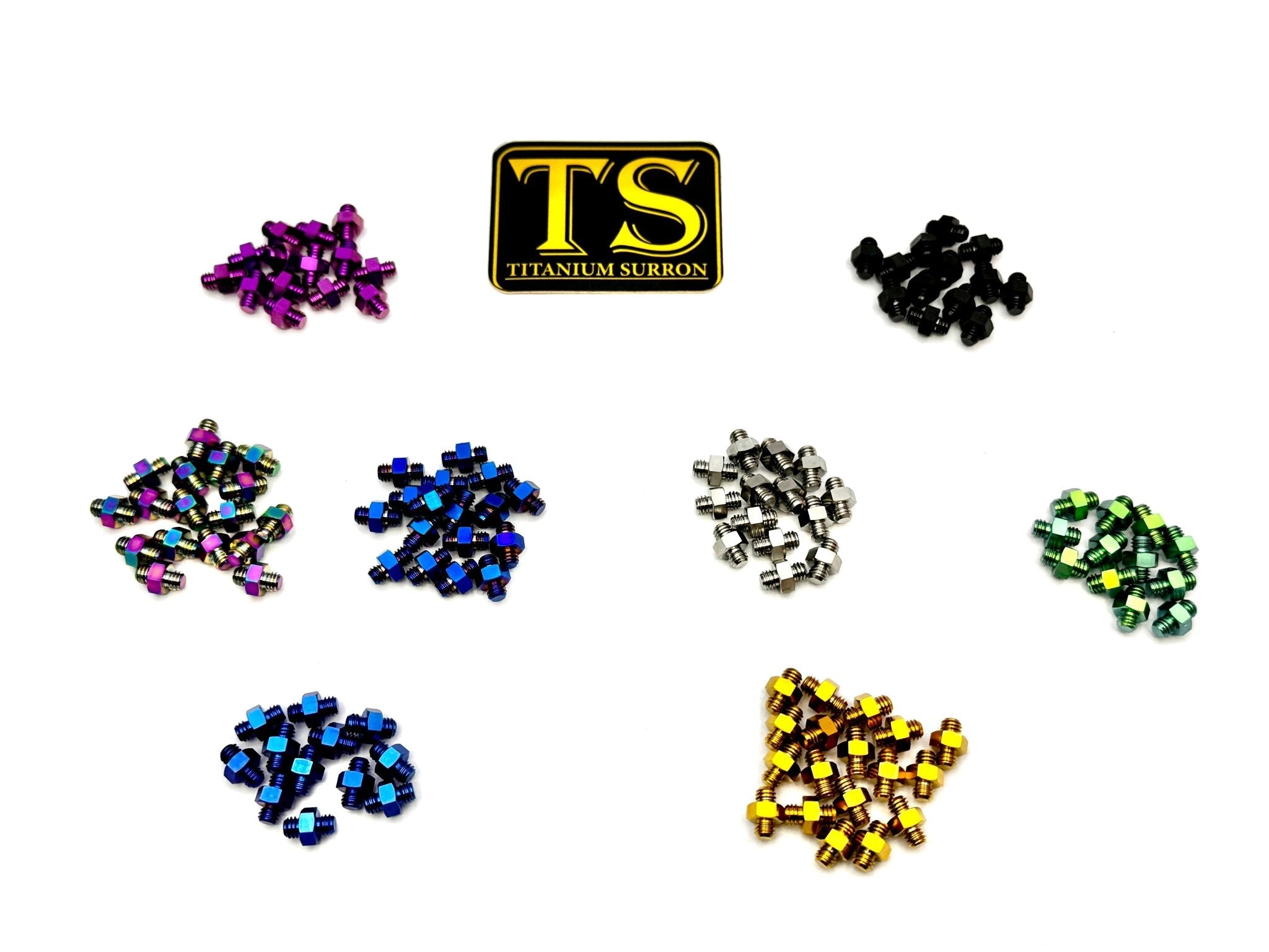 Titanium Grips for E-moto Pegs (24 pcs) Titanium Surron