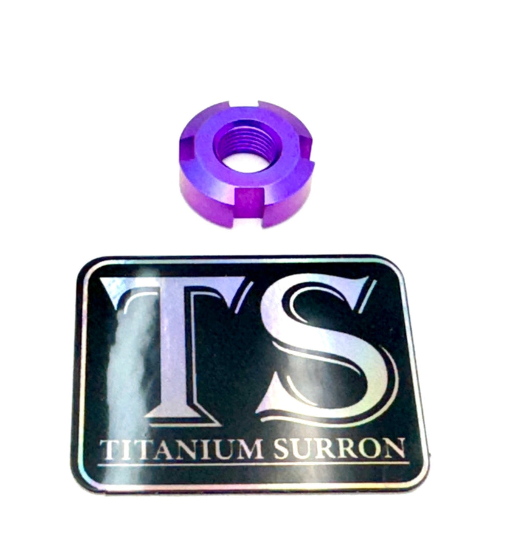 Titanium Jackshaft Nut for Surron, Segway, E-Ride Pro - Riot Racing